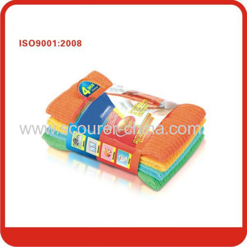 Eco-Friendly,Safety 40*40cm magic microfiber cloth with paper card / 48pcs/CTN