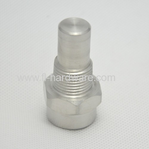 Stainless steel machined switch valve connector