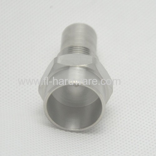 Stainless steel machined switch valve connector