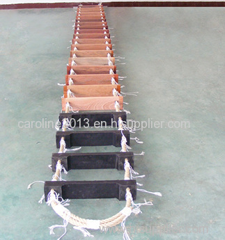 marine wooden embarkation ladder