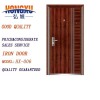 Interior steel panel door