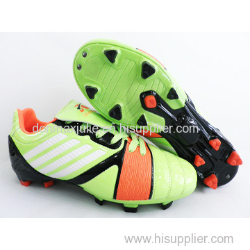 Good Quality Kids Outdoor Soccer Cleats With PU Upper/TPU Outsole, OEM and ODM are Welcomed