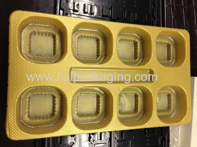 Beautiful high quality focking PS blister tray