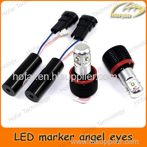 [H01011]H8 12W white CREE 4-SMD LED angel eyes for BMW E81 E82 E87 E88 E90 E91 E92 E93 E63 E64 X5