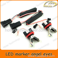 [H01016]H8 6W V-shape LED Angel Eyes for BMW E81 E82 E87 E88 E90 E91 E92 E93 E63 E64 X5