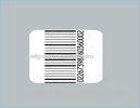 Anti-Theft Security Barcode Labels , White EAS Security Labels