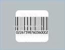 Professional EAS Barcode Security Labels 3*3 For Retail Shop