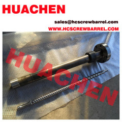 Nitrided screw barrel of extruder for PP PE