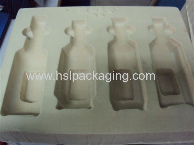 2013 custom PS flocking plastic tray insert