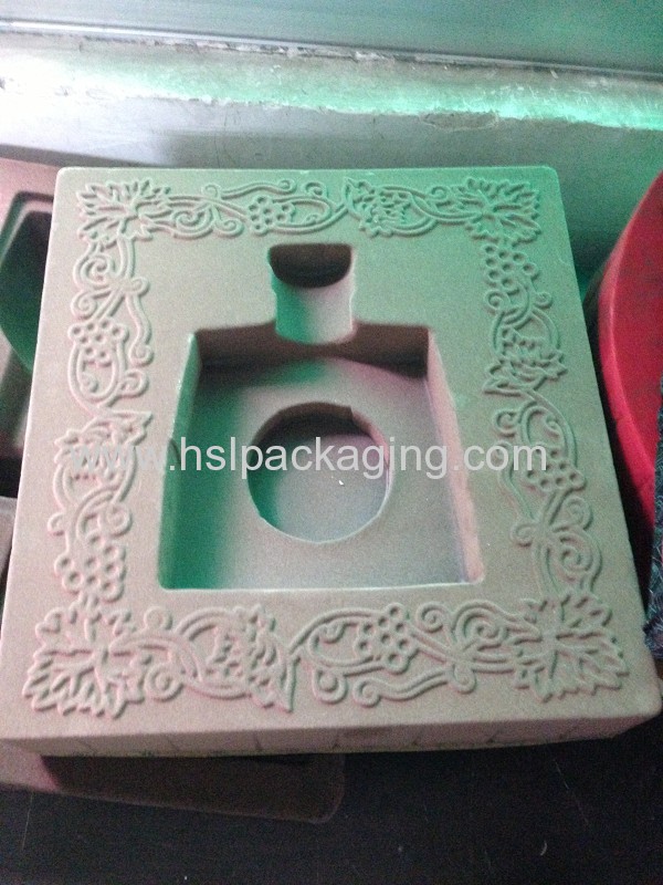 2013 custom PS flocking plastic tray insert