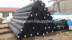 Welded round steel pipe