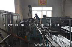 Welded round steel pipe