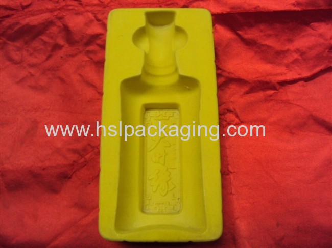 Plastic PS vacuum formed flocking tray