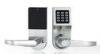 Silver Zinc Alloy Electronic Coded Door Locks Support Mechanical Key