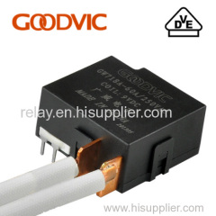 Copper wire attached latching relay