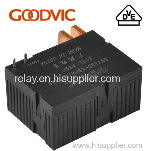 Latching relay with terminal/copper wire