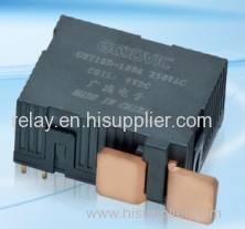 Magnetic latching relay for meter