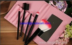 5pcs travel make-up brush set