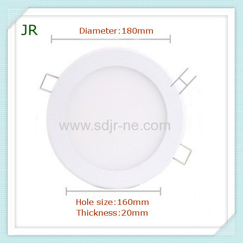 12w LED Aluminum Round Flat panel light