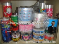 Hot stamping film for dinnerware set