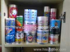 Hot stamping film for cup mat