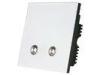 Modern Two Key Radio Frequency Wall Light Switch For Home Automation