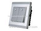 Modern Remote Controlled Light Switches , 2 Gang Smart Light Switch