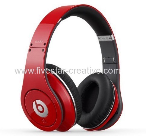 Beats Studio Over-Ear Headphones-Red