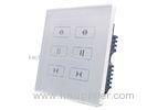Smart Curtain Controller Remote Control Wall Switch With 4 Touch Button