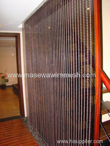 decorative metal bead curtain