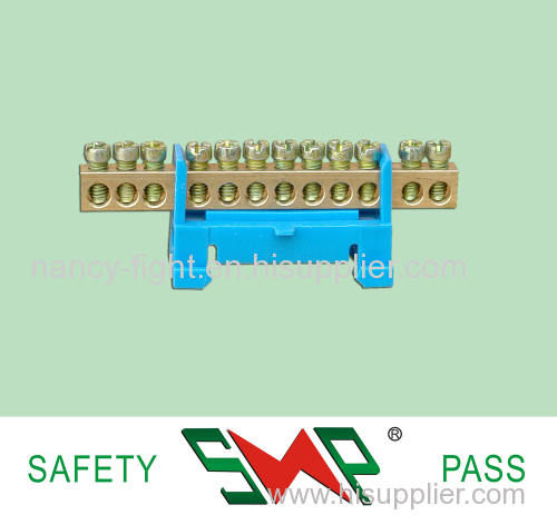Earth Terminal .EARTH CONNECTOR WITH DIN RAIL H TYPE HOLDER