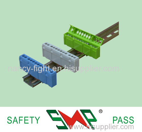 Earthing din rail connector