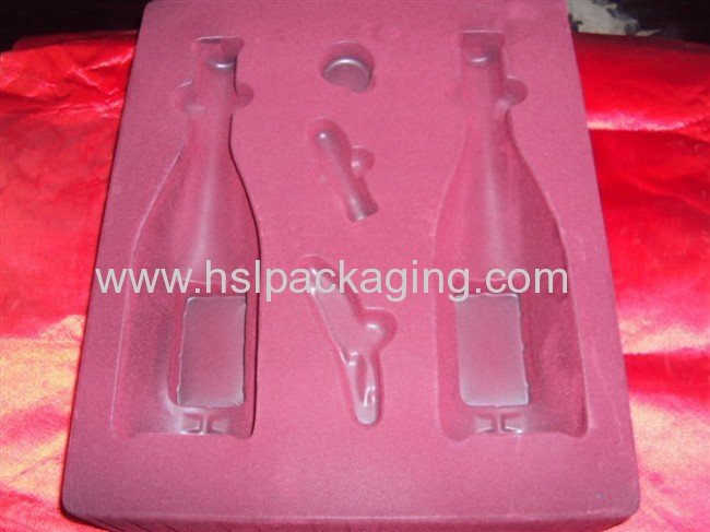 white flocking Ampoules and Vials Tray