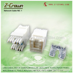 CAT6 UTP KEYSTONE JACK