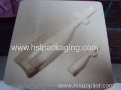 Plastic flocking blister packaging tray for cellphone