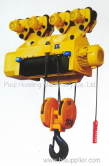 HC08,16,25 large capacity electric wire rope hoist