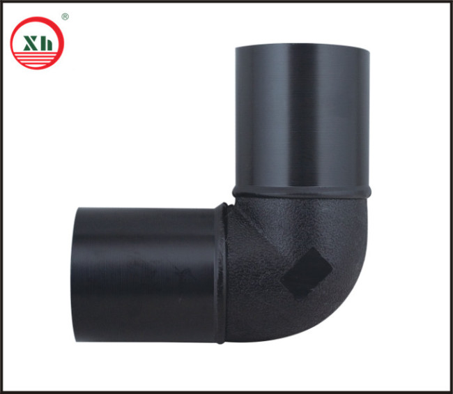 2013 hot sale HDPE butt fusion fittings series HDPE 90D elbow 