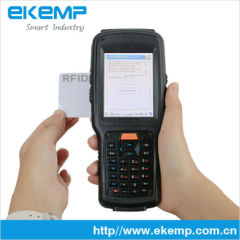Handheld pda with rfid reader, barcode scanner(X6)