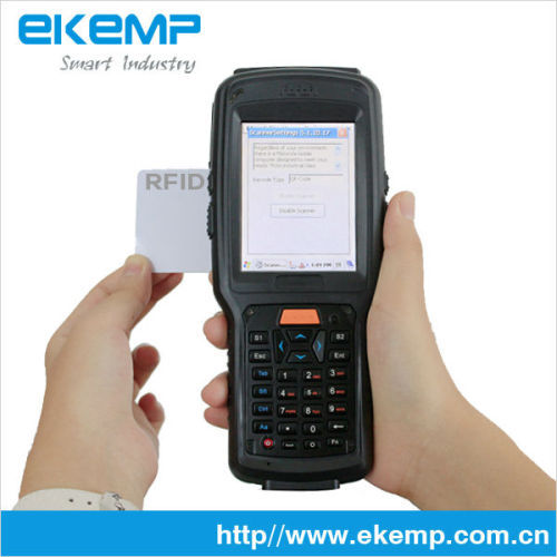 Handheld pda with rfid reader, barcode scanner(X6)