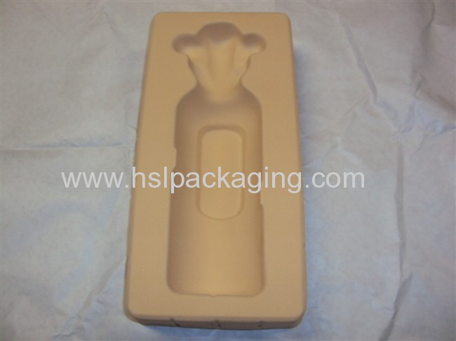flocking thermoformed plastic tray for necklace