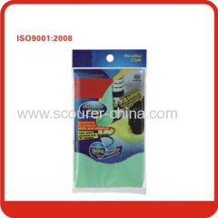 Light green/yellow Colorful pp bag 40*40cm Magic microfiber cleaning cloth