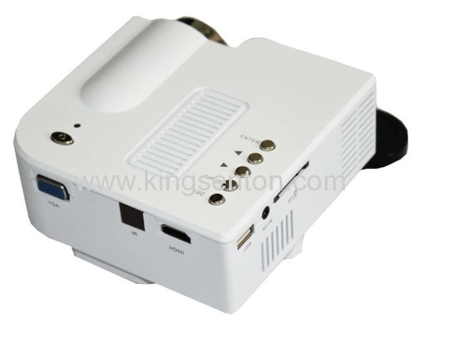 UC 28 mini LED projector Native 320*240 AV LCD Digital Projector HDMI VGA A/V USB & SD