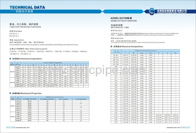 ASTM A519-03 MECHANICAL TUBE