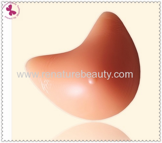 V shaped silicone artificial mastectomy breast