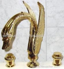 3 PIECE ROMAN TUB (Or sink) SWAN FAUCET BATHROOM FAUCET swan bathtub faucet swan sink faucet