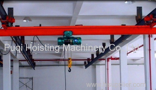 Underhung Electric Overhead Travelling Crane