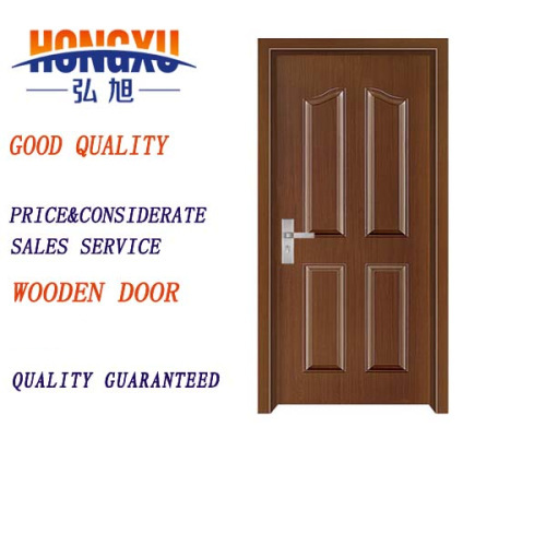 Modern solid wood door exterior
