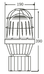 UL approved 23W-50W Explosion Proof Induction Light