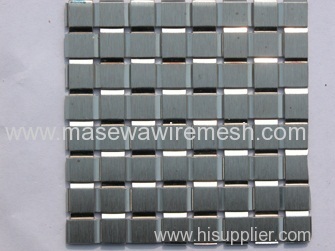 cipher fabric stainless steel elevator woven sheet