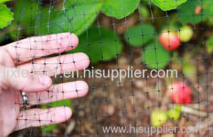 Garden bird netting with various mesh openings to control birds